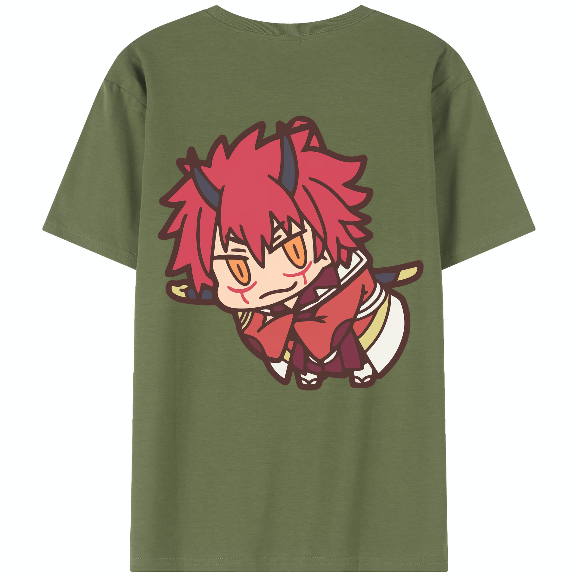 （画像用） 転スラ Regarding Reincarnated to Slime 綿100％半袖Tシャツ（背面プリント）